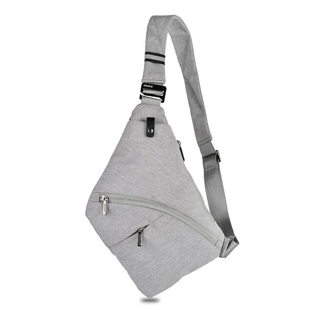 Anself - Sling Bag Male Front Cross Body Bag Anti-theft Safety Chest ...