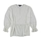thumbnail image 1 of Blusa Peplum French Connection de encaje para mujer Blanco Grande, 1 of 1