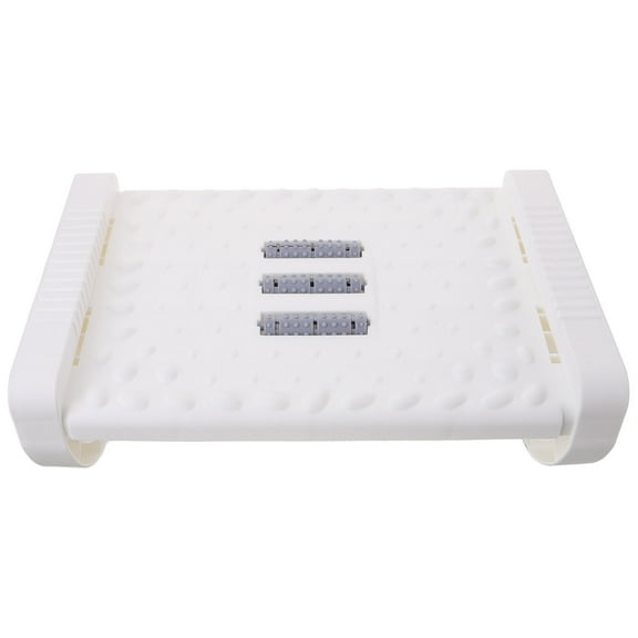 MLINS  Foot Mat Footstools Computer Rest Relieve Step Elderly White