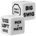 thumbnail image 1 of Miangastore 2 Pcs Jeux de Boisson dés Cube Boisson dés Boisson Accessoires de Jeu pour Bar Pubs, 1 of 8