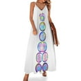 thumbnail image 1 of Vestido sin mangas con estampado de división celular, vestidos de noche de verano para mujer, 1 of 7