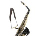thumbnail image 3 of Leather Saxophone Neck Strap Sax Neck Strap For Alto Tenor Soprano Sax Brown, 3 of 7
