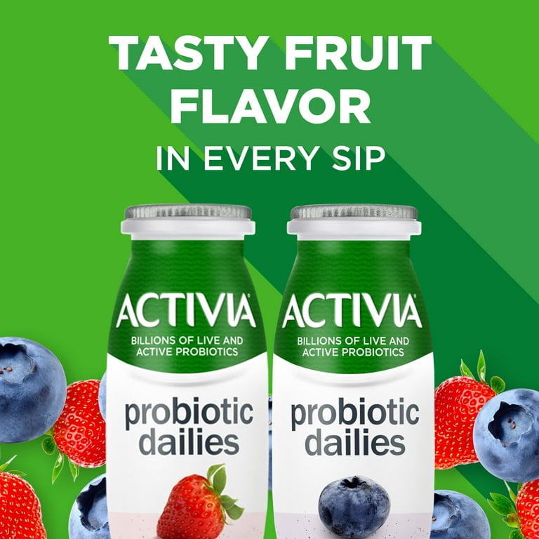 Activia® Strawberry and Blueberry Probiotic Yogurt