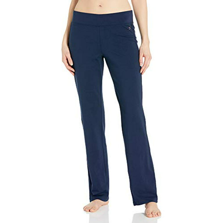 Danskin Women's Yoga Pant, Midnight Navy, XL 
