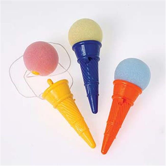 ice cream cone foam ball shooter toy