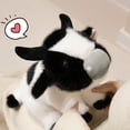thumbnail image 5 of Vacemry Under $5 Simulation Cow Plush Doll, 30cm Farm Animal Model Toy, Soft Stuffed Cow Figure for Children, Kids Room Decor, Educational Animal Toy Gift, 5 of 9