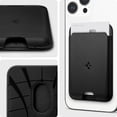 thumbnail image 3 of Tarjetero magnético Spigen MagFit para iPhone con MagSafe PU negro, 3 of 8