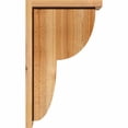 thumbnail image 3 of 6"W x 12"D x 20"H Crestline Rough Sawn Corbel w/Backplate, Western Red Cedar, 3 of 9
