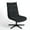Grey, variant on Homy Casa Criss Cross Office Chair: Cross-Legged Design with Adjustable Height, Swivel Function, Armless, and Padded Fabric for Modern Home Office Spaces, Grey