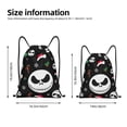 thumbnail image 2 of Goofa The Nightmare Before Christmas Print Drawstring Backpack Bag Sport Gym Sackpack Cinch Bags Drawstring Bags Draw String Sport Bag-Medium, 2 of 6