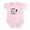Petal Pink, variant on CafePress - Crawl Walk Hockey Body Suit - Baby Light Bodysuit, Size Newborn - 24 Months