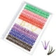 thumbnail image 1 of Extensiones de pestañas de colores para bricolaje, 280 grupos de pestañas, 40D-0,07D-17 mm, B&Q LASH, 7 mezclas de colores, volumen, grupos de pestañas, pestañas individuales tenues, bricolaje en casa, 1 of 3