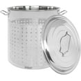 thumbnail image 4 of CONCORD Stainless Steel Stock Pot w/Steamer Basket. Cookware great for boiling and steaming (60 Quart, 4 of 6