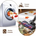 thumbnail image 5 of Thanksgiving Area Rug 4x6 Washable Rug Non Slip Fall Pumpkin Sunflower Orange Watercolor Large Area Rug Indoor Floor Carpet for Entryway Bedroom Kitchen Living Room Home Office Dining Room Nursery, 5 of 8