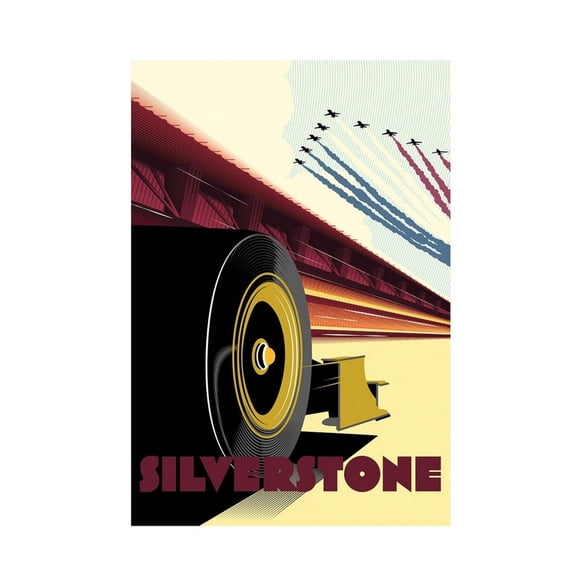 Zoom Silverstone Formula 1 Poster