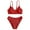 Red-3, variant on LUOGENLI Girls Swimsuit with Shorts 12-14 Toddler Girl 2 Piece Swimsuit Sport Solid High Waist Bikini Set Swimwear Bathing Suit Girls Swimsuit Size 8-10 16-18Years