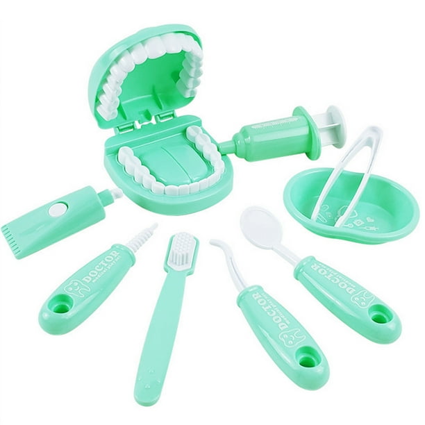 Clairlio Kids Dentist Kit Pretend Play Doctor Playset for Toddlers 9