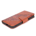 thumbnail image 4 of Funda tipo cartera para iPhone 12 Pro, de piel sintética, con tarjetero, color marrón, 4 of 5