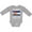 AC-Heather Grey, variant on Inktastic Established August 1, 1876 Colorado Flag Boys or Girls Long Sleeve Baby Bodysuit