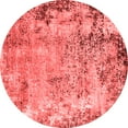 thumbnail image 1 of Ahgly Company Indoor Round Oriental Red Industrial Area Rugs, 7' Round, 1 of 4
