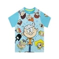 thumbnail image 1 of Loud House Boys T-Shirt Blue Sizes 8-16, 1 of 3