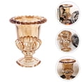 thumbnail image 4 of 1Pc Embossment Retro Vase Desktop Decorative Vase Unique Glass Vase Ornament, 4 of 8