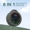thumbnail image 3 of Detector Gases Portátil Monitor Del Aire 6 en 1 CO CO2 Recargable para Viajes, 3 of 9