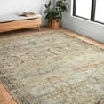 thumbnail image 2 of Echo Loom Anabella Olive / Charcoal 2'-6" x 7'-6" Runner Rug, 2 of 6
