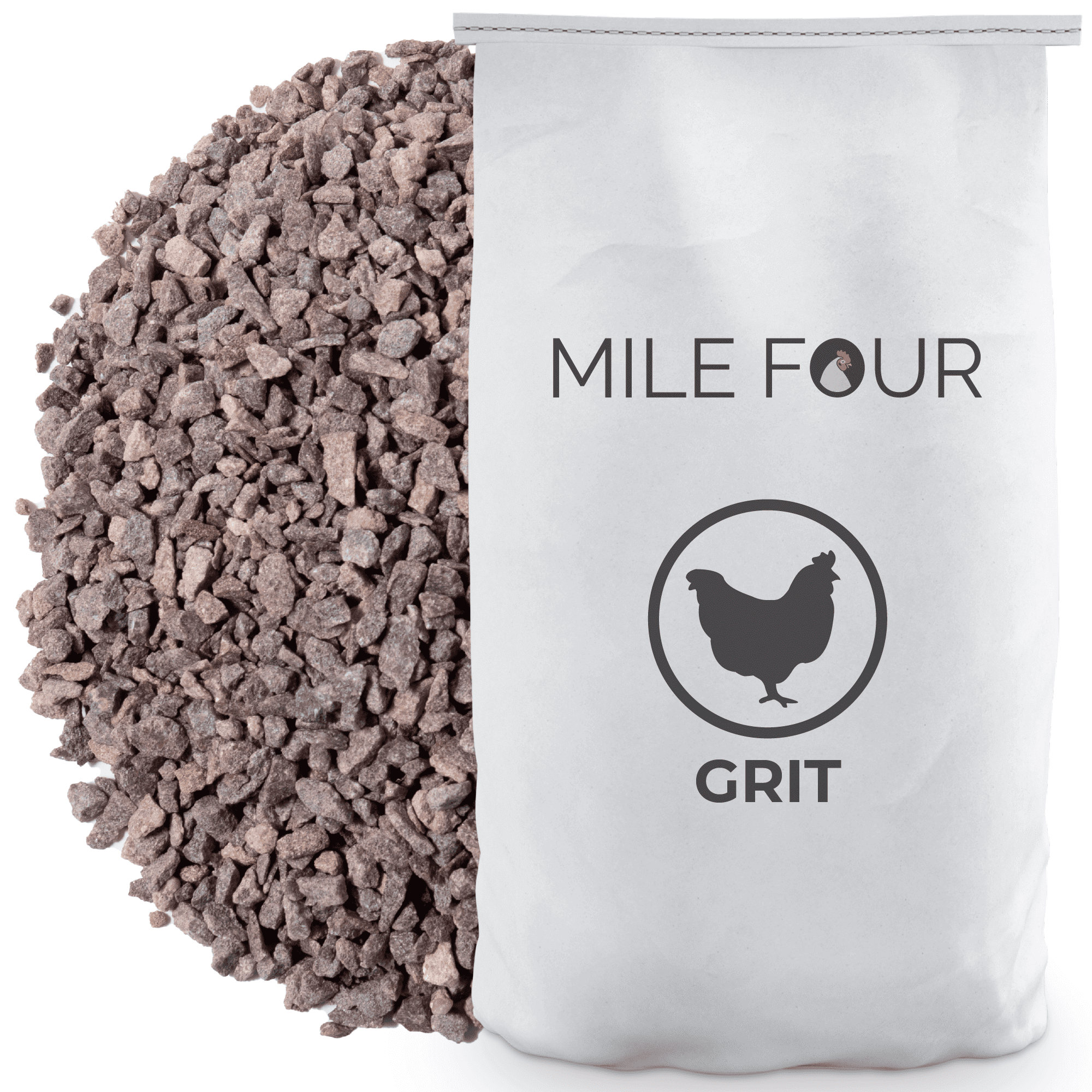 Mile Four Grit for Healthy Chickens 100 US Mined Quartzite