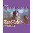 thumbnail image 2 of Girl's Harry Potter Dumbledore Has Style  Graphic Tee Purple Berry Small, 2 of 4