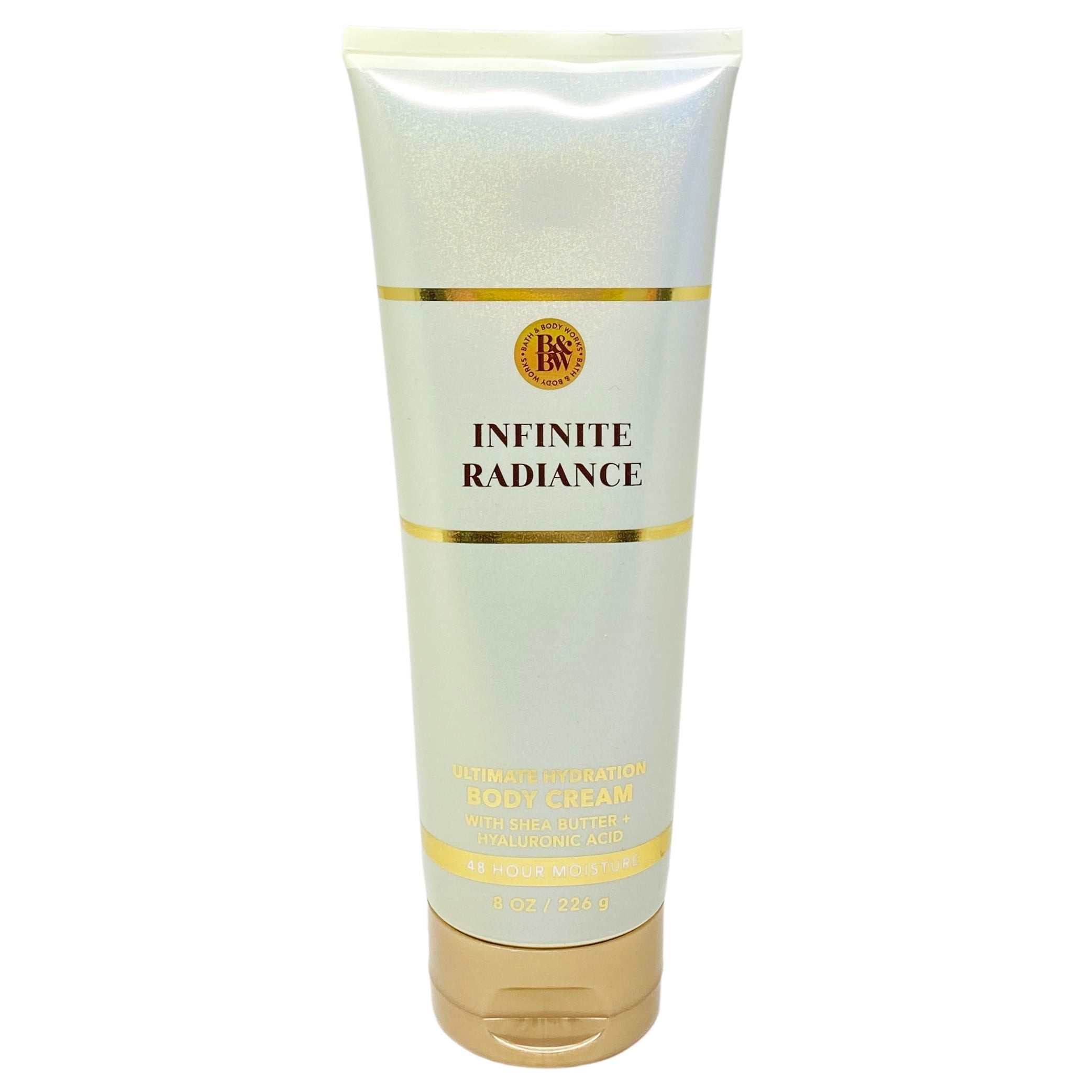 Bath & Body Works Infinite Radiance Fine Fragrance Mist, Ultimate Hydration Body Cream and Body Wash with a Peach Gardenia Bar Soap