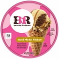 thumbnail image 5 of Baskin-Robbins Gold Medal Ribbon Ice Cream, 14 fl oz Cup – Chocolate and Vanilla Ice Cream with Caramel Swirl, 5 of 11
