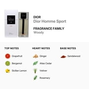 Christian Dior Mens Homme Sport EDT Spray 2.54 oz Fragrances 3348901580076