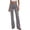 Gray 14, variant on Karymi Women's Shorts Solid Double Button High Waist Micro Flare Pants, Front Patch Pocket Stretch Long Trousers, Casual Daily Cargo Bootcut Pants Jeans for Women
