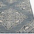 thumbnail image 3 of Hayweld Lagoon Blue and White Woven Area Rug, 3 of 7