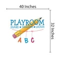 thumbnail image 3 of KIDS DAYCARE - Vinyl Child Care Decoration Sticker School Pencil A B C Letters Design Playroom Share Imagine Laugh Lettering Art Vinyl Wall Decal 40" x 32", 3 of 5