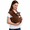 Brown, variant on Sling Carrier for Small Dogs and Cats, Cat Carrier Pouch, Puppy Sling, Dog Chest Wrap, Wraps, Comfortable, for Travel and Daily Use easy transport bag