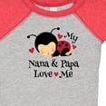 thumbnail image 4 of Inktastic Nana and Papa Love Me Baby Boys or Girls Baby Bodysuit, 4 of 5