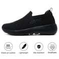 thumbnail image 3 of YOURDIARY Womens Walking Shoes Slip on Comfortable Sneakers for women with Arch Support, 3 of 8