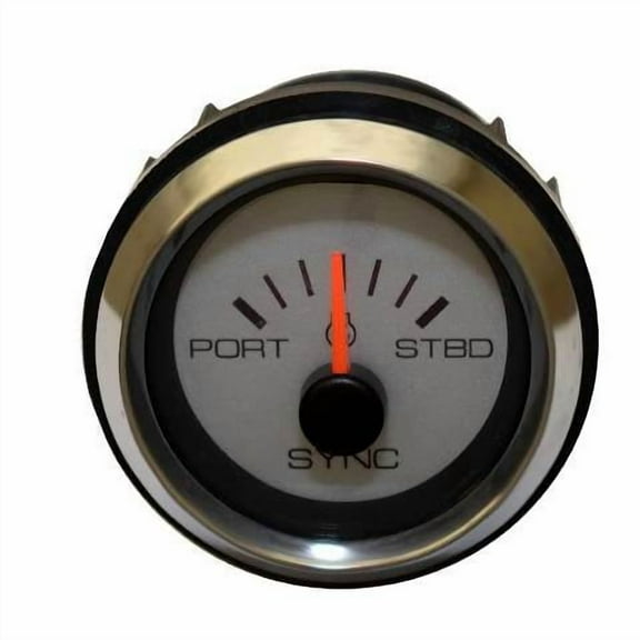 Veethree Boat Synchronizer Gauge 100875 | 2 Inch Port Starboard
