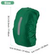 thumbnail image 3 of Uxcell Waterproof Backpack Rain Cover, 75L-85L Backpack Cover, Bag Rain Cover with Reflective Strap [Postal Green], 3 of 8