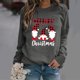 thumbnail image 1 of Pntutb - Sudadera de manga larga con estampado de Navidad y cuello redondo para mujer, blusa informal, tops Pntutb Pntutb-854, 1 of 4