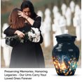 thumbnail image 4 of Owl Cremation Urn For Human Ashes Adult Male - 1 Large Urn For Women And Man - Blue Mini Urns For Husband And Wife Set Of 4 - Memorial Urns For Adults Brother (10&3) Inch, 4 of 7