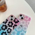 thumbnail image 2 of Compatible with iPhone 14 Max Gradient Clear Case Bling Shiny Cherry Pattern Blossoms Electroplating Lens Frame Bumper Fashion Luxury Shockproof Cover for Women Girls, 2 of 8