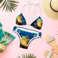 thumbnail image 6 of Starry Sky Frog Chic One-Piece Swimsuits Bikini Set: Detachable Sponge, Adjustable Strap, Two-Pack, for Pools and Beaches, 6 of 6