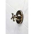 thumbnail image 2 of Kingston Brass KS3032AX  Single-Handle Three-Way Diverter Valve with Round Trim Kit, Polished Brass, 2 of 9
