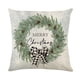 thumbnail image 3 of Funda de almohada de lino de Feliz Navidad, cubierta de cojín de sofá de 45x45cm, decoraciones navideñas de invierno para el hogar, árbol, ciervo, 3 of 4