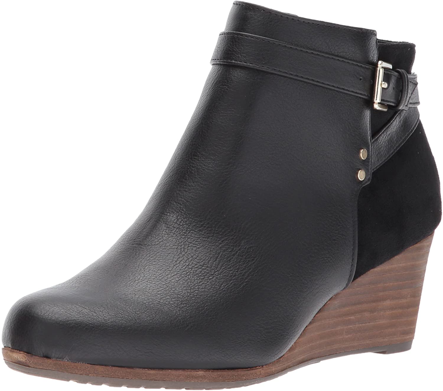 dr scholl's double wedge bootie