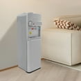 thumbnail image 4 of Bottom Loading Water Cooler Dispenser 3 Temperature Settings Hot, Cold & Room Water, Water Dispenser for 3 or 5 Gallon Bottles Heating Capacity 1.32Gal/H, Cooling 0.53Gal/H (Silver 550W), 4 of 13