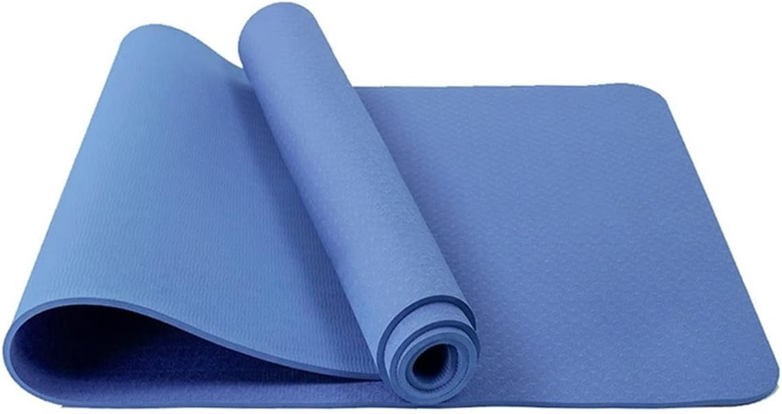 Yoga Mat, TPE Material - Textured Non Slip Surface and Optimal Cushioning 72"x 26" Thickness 1/4"